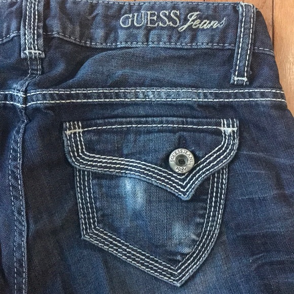 💎 Guess jeans with white stitching size 26 - Picture 4 of 5